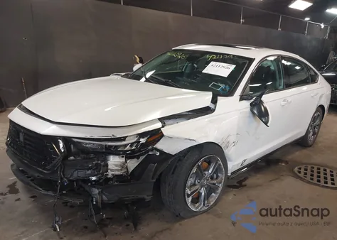 2024 Honda Accord Hybrid Ex-L из США, поврежденный, VIN 1HGCY2F60RA052038